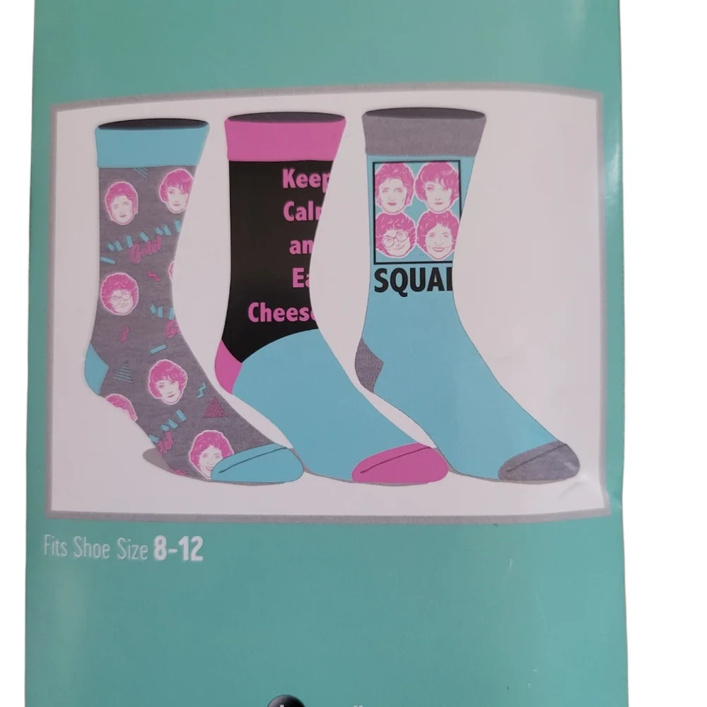 *NEW* ABC Studios Golden Girls 16" Backpack and Crew Sock Set - Picture 9 of 10